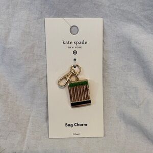 Kate Spade Gold and Green Bag Charm